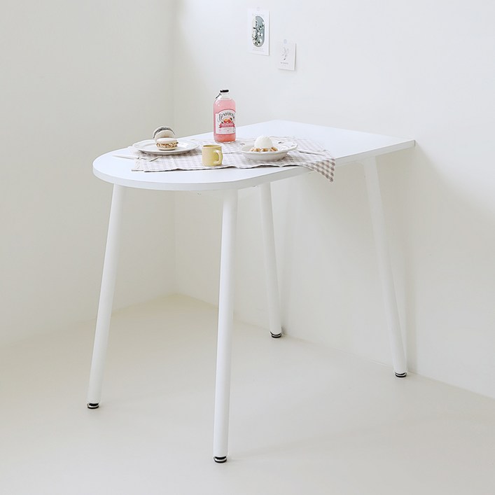 샤바스 스칸디나 코지 반타원 식탁