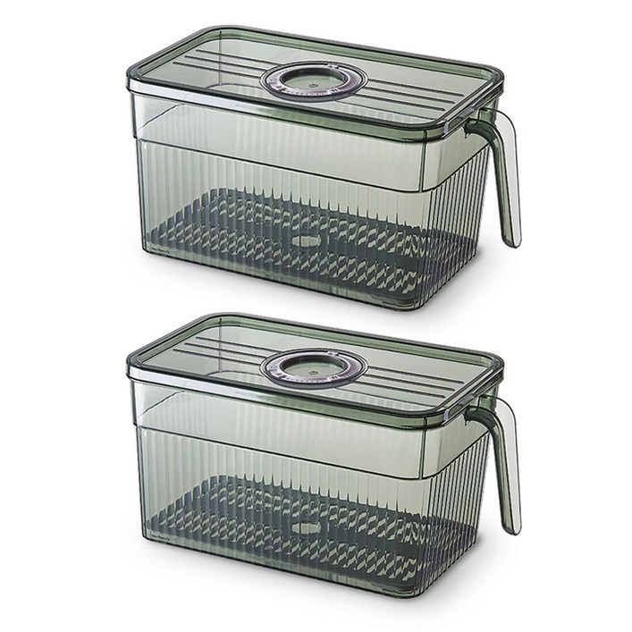 벨로비 다이얼 냉장고 수납 정리 트레이 2p