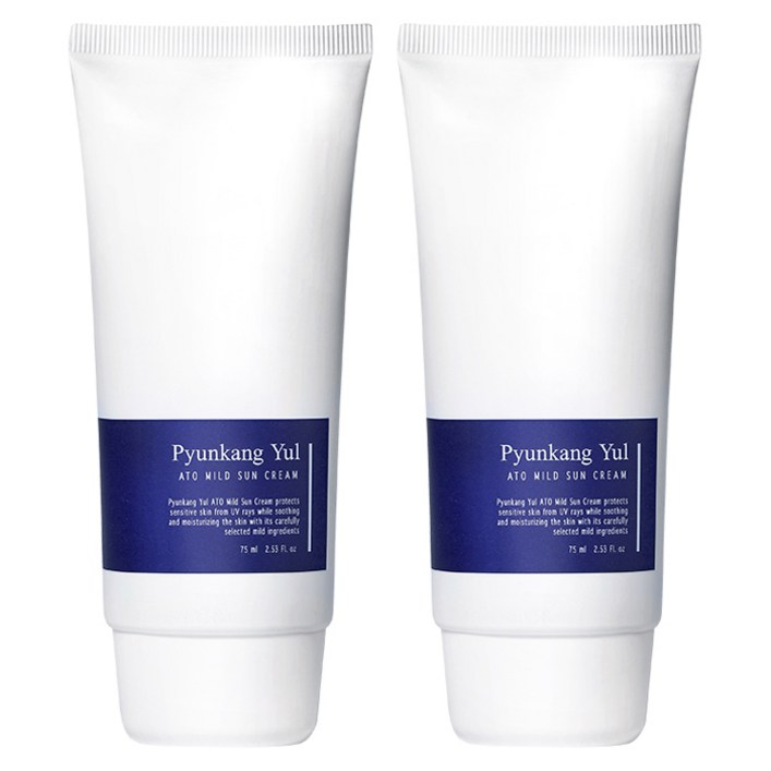 편강 율 아토 마일드 선크림 SPF50 PA, 75ml, 2개