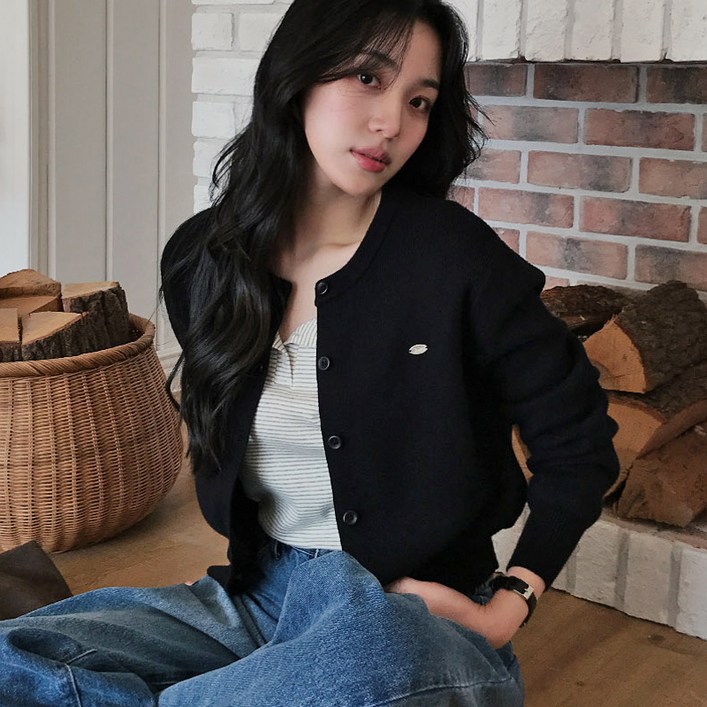 니썸 여성용 마렌 라운드 가디건