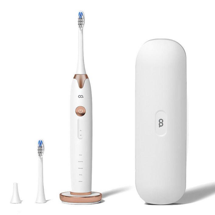 오아 클린이소프트R 자동압력센서 롤링터치 음파 전동 칫솔, OOT004, 화이트, 1개