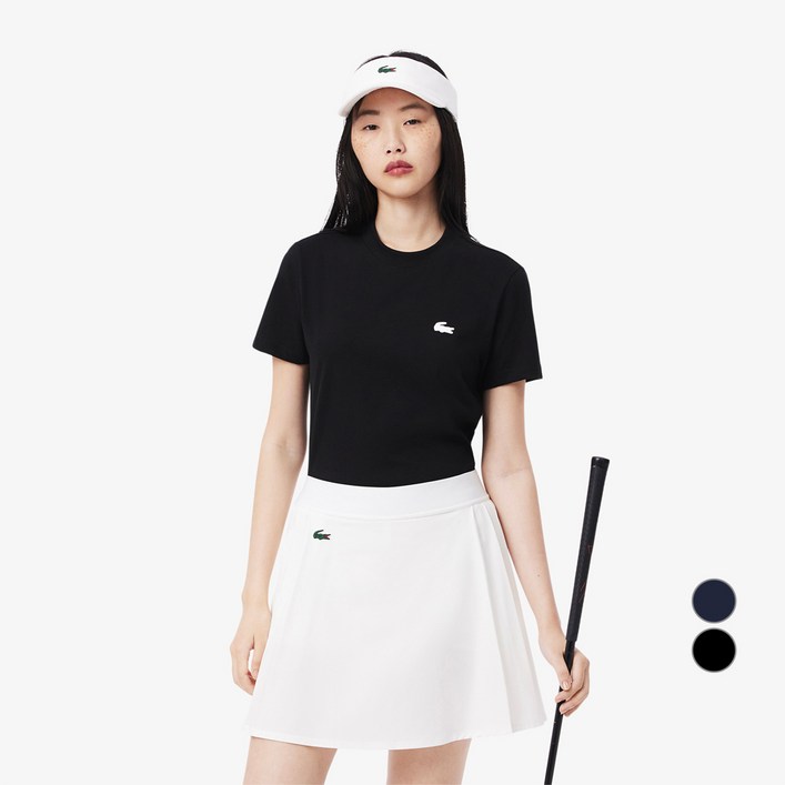라코스테 여성용 베이직 티셔츠