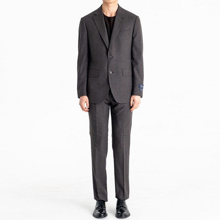 킨록 남성용 트윌 조직감 CA3 나폴리 슬림 정장 상하의 세트