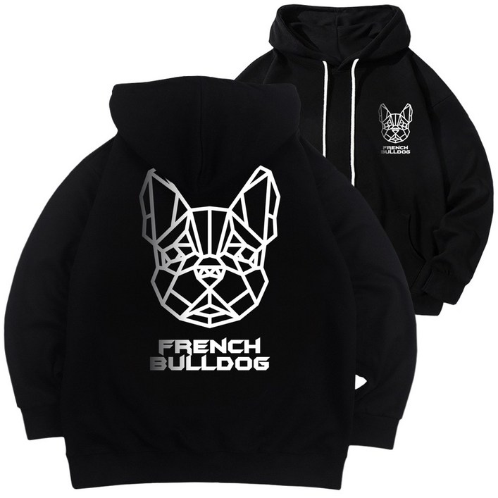 마고MAGO 그라데이션 불독 후드티