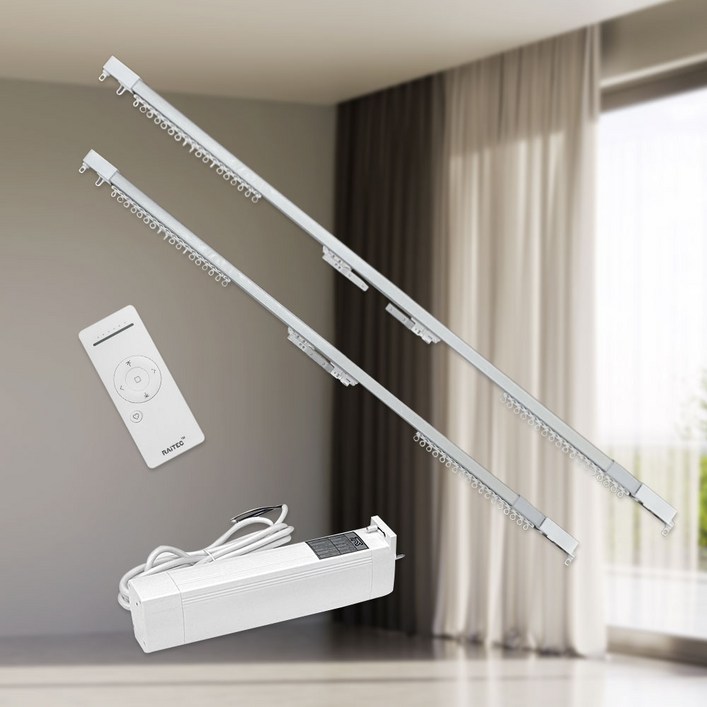 더원홈데코 스마트 길이조절 전동 커튼레일