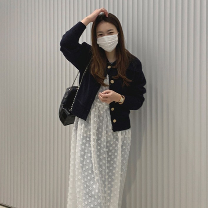 (무배/국내제작) deondo 드온도 슈퍼파인울 여자 가을 카라 골지 가디건 니트 5col