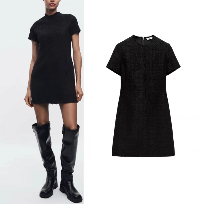 ZARA 자라 트위드 스트럭처 미니 원피스 ZARA 자라 트위드 스트럭처 미니 원피스