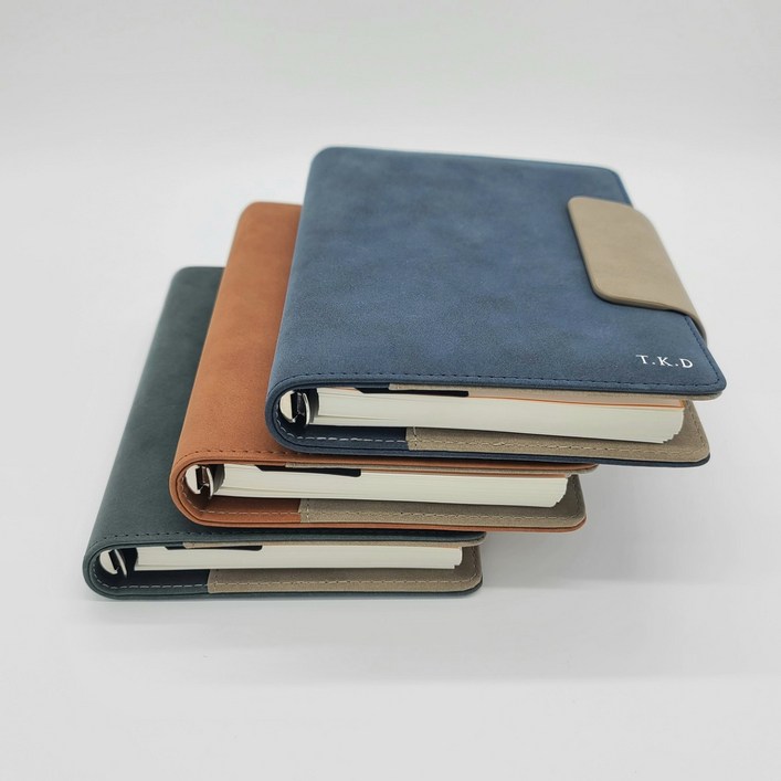 2026 이니셜스 스테디셀러 다이어리  이니셜 무료 회사 로고 각인, 스웨이드 와이드브라운