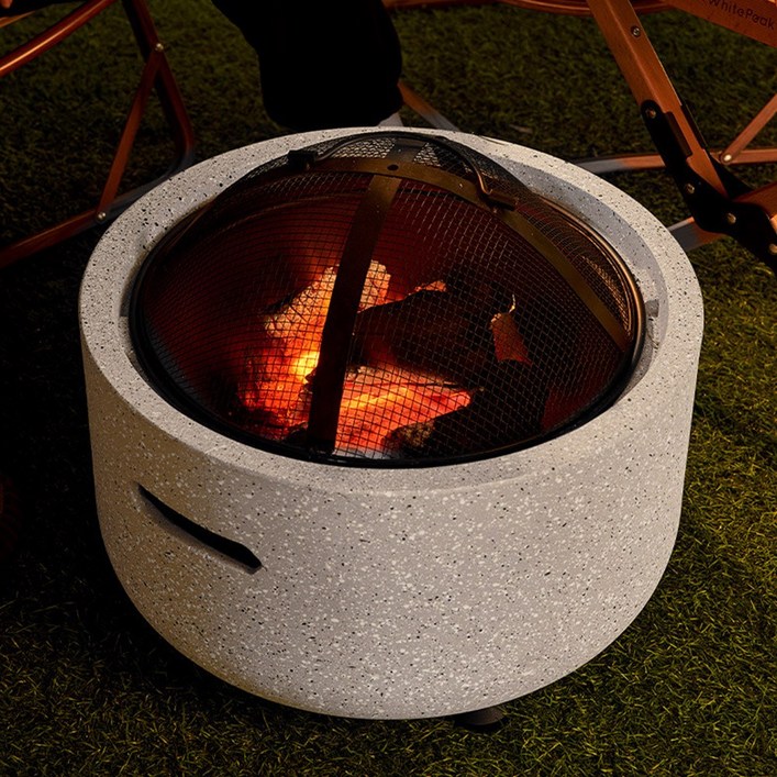 스톤화로대 실내 캠핑 스토브 불멍 화롯대, 1개