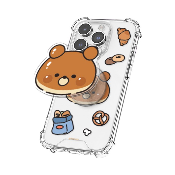 드로잉 푸드 젤하드 갤럭시 아이폰 휴대폰 케이스아크릴톡 세트