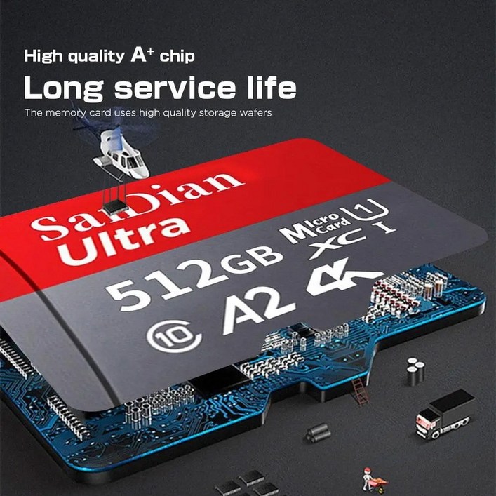 SanDian 마이크로 SD카드 512GB 1TB, 1TB