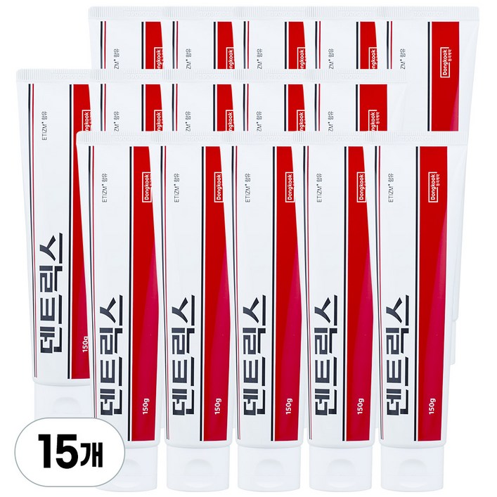 동국제약 덴트릭스 치약 에티즘 함유, 150g, 15개