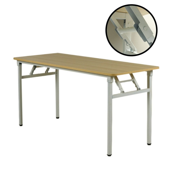 milovhi 접이식 사무실 테이블 테이블 연수원 학원 공부방 책상 회의실 테이블, 1200×600
