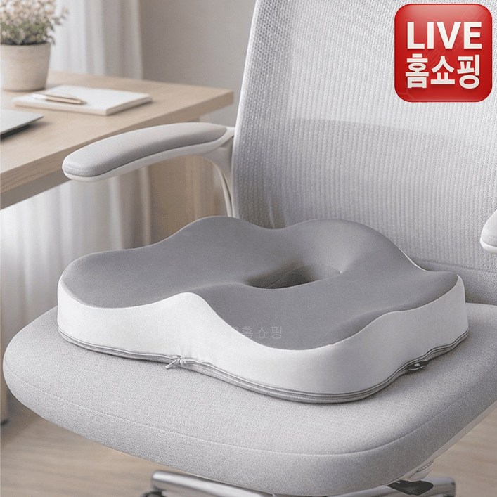 [TV홈쇼핑 인기상품]BNS 무중력 구름방석 몸의 밸런스 잡아주는 메모리폼 방석 장시간착석 고밀도메모리폼