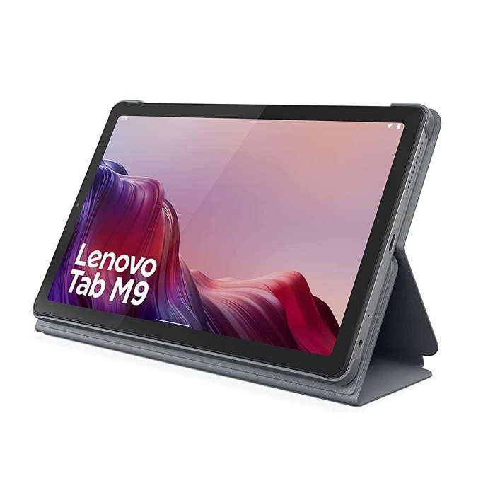 Lenovo 탭 M92023  태블릿 긴 배터리 수명 9인치 HD 전면 2MP 및 후면 8MP 카메라 3GB 메모리 32GB 저장 공간 안드로이드 12 이상 폴리오 케이스