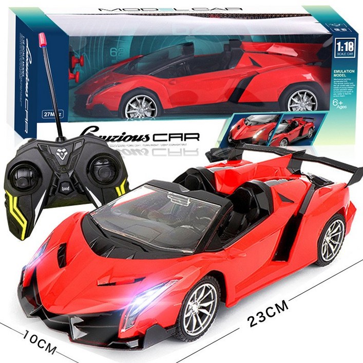 ANYOU 무선조종 자동차 장난감 소년, 레이싱카 충전 원격조종 RC카