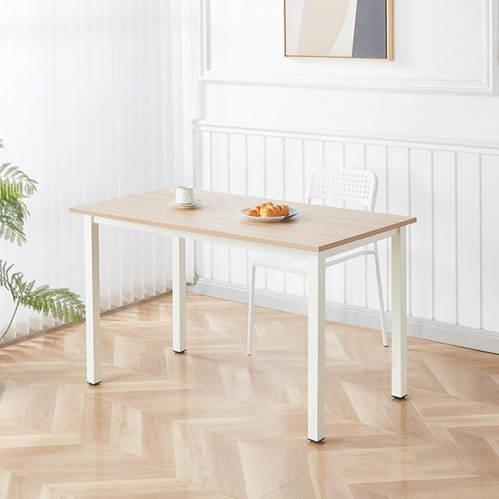 심플 디자인 책상 프리 테이블 카페 독서 1200×450 2colors