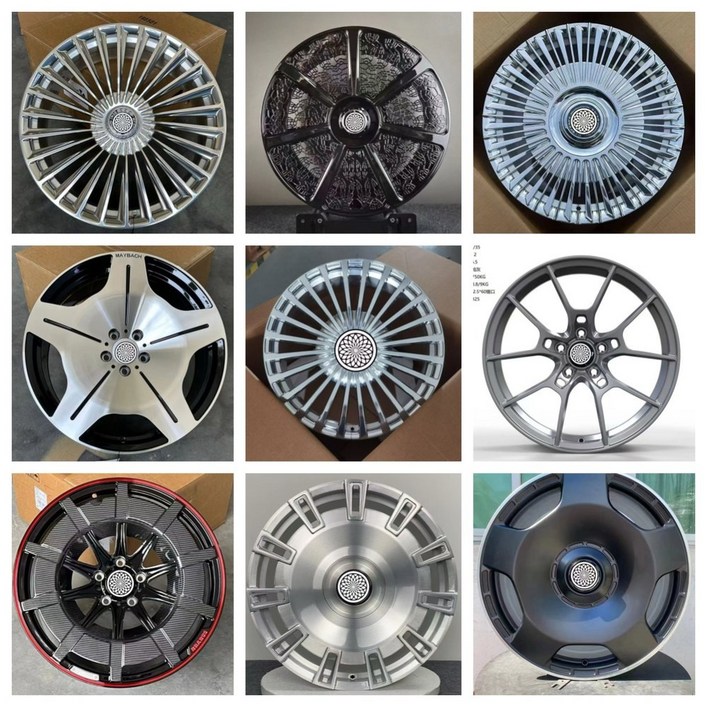 단조 휠 18 19 20인치 5x112 T6061 알 자동차 림 마이바흐 호환 S320L S500 S00 W221 W222용
