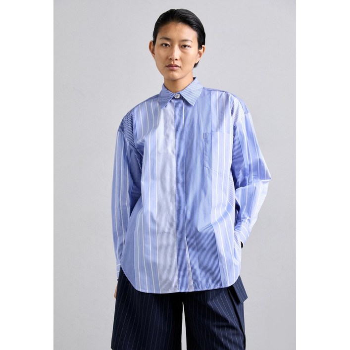 Maje CAMERONA 버튼다운 블라우스 블루블랑 296359