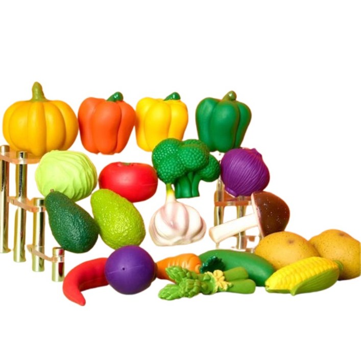 유아 야채이름알기 소꿉놀이 말랑말랑한 음식모형 야채20p 역활 꼬마요리사 요리놀이