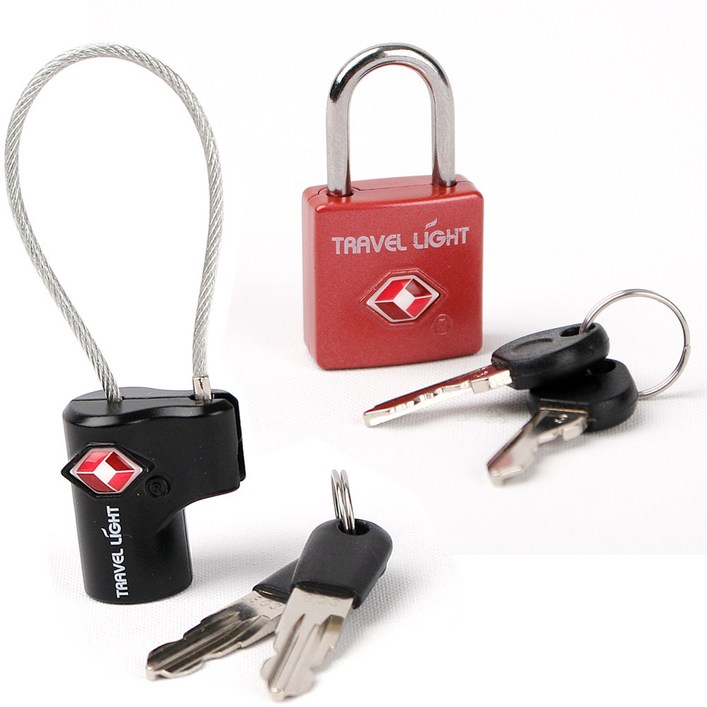 TRAVEL LIGHT TSA인증 미니 키 자물쇠 2개세트