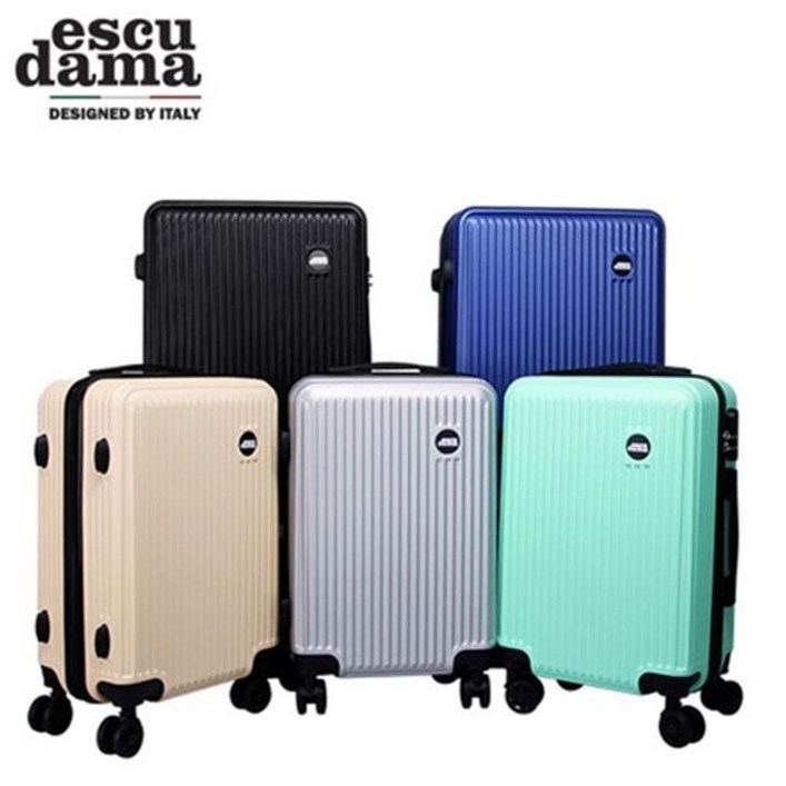 에스쿠다마 프리미엄 기내 반입용 작은 캐리어 수화물 공항 하드 패션 심플