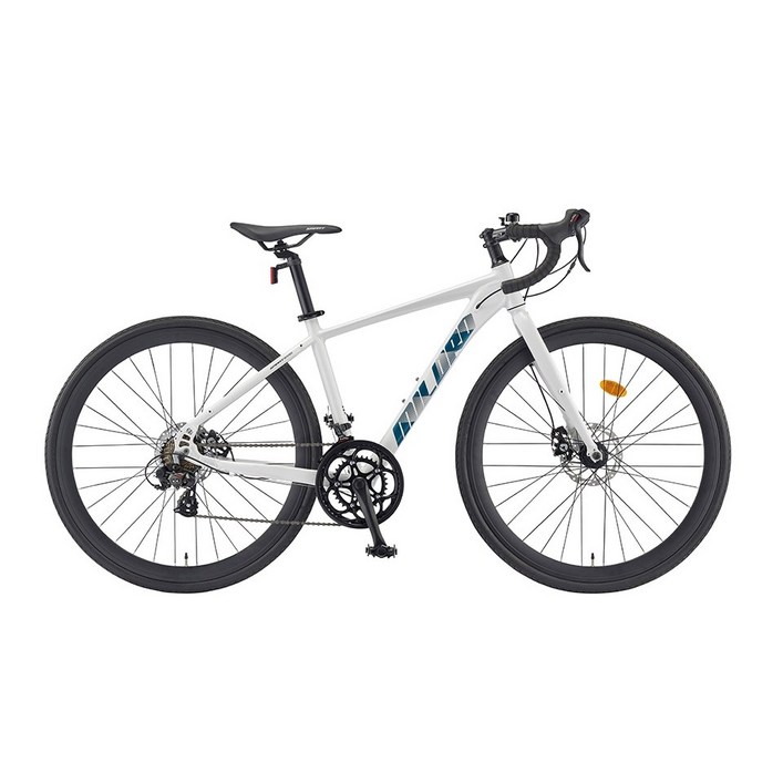 스마트 700C 밀로드 2026년 알루미늄 로드자전거 듀얼레버, 1개, 180cm, 화이트 440 미조립