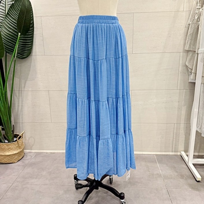 에잇컨셉 8CONCEPT 2컬러무배 여름 신상품 최저가  썸머 바루아 롱 스커트 C25F3FSK004