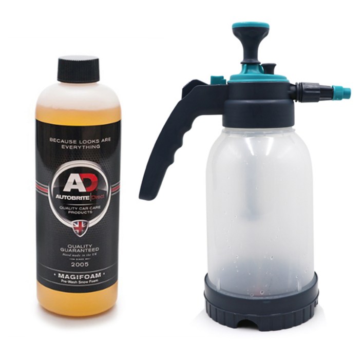 AD 오토브라이트 매지폼 500ml 스노우폼 폼샴푸 폼건샴푸 타월 장갑