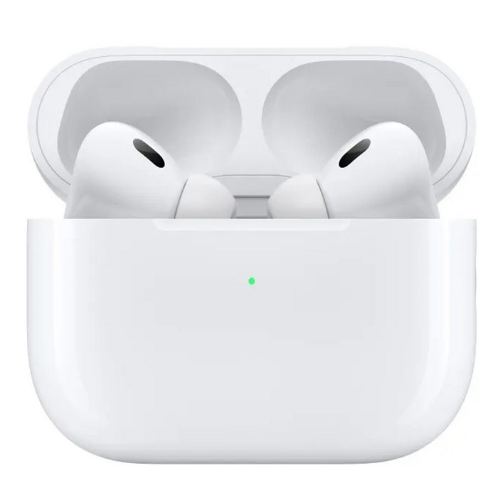 Apple 에어팟 프로 2세대 화이트 케이스 노이즈 스타일캔슬링 무선 블루투스 이어폰 MTJV3KHA, 화이트, shgssxUSBC
