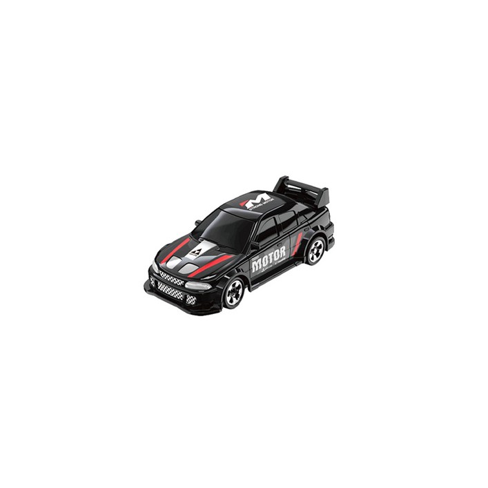 UB 미니 드리프트 RC카 4WD 초소형 164 스케일 고속 레이싱 자동차 취미용 선물, 1개, 블랙타입B