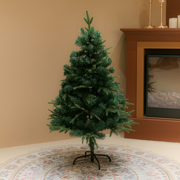 크리스마스 성탄 무장식 전나무 대형, 그린 솔트리(자동형)1.2M - 쇼핑앤샵