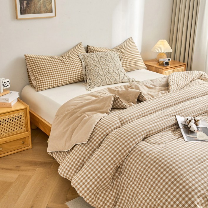 GHKO 워싱 100 순면 차렵이불 여름이불