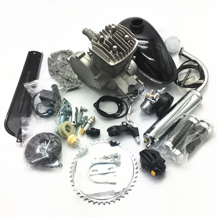 자전거엔진 엔진 자전거 전기 DIY 전동 2 스트로크 가스 모터 키트 80cc