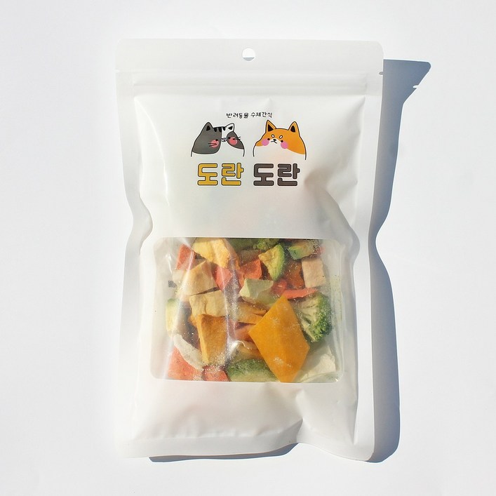 도란도란 동결건조 야채 베지칩스 20g  40g 미니 야채칩 강아지 수제간식 채소 영양 간식