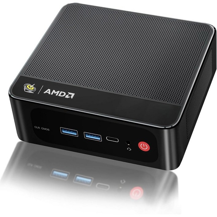 Beelink SER5 MAX 미니 PC, AMD Ryzen 7 6800U8C16T, 최대 4.7GHz, 컴퓨터 32GB LPDDR5 RAM 1TB SSD 그래픽 12 코어