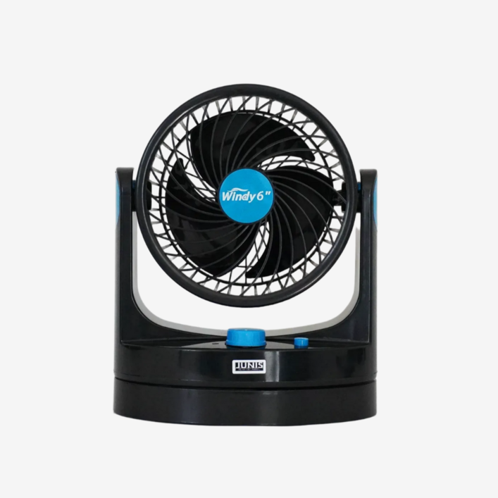 주니스 차량용 차박 캠핑용 야외용 12V 써큘레이터 블랙 선풍기 윈디6 [35%]