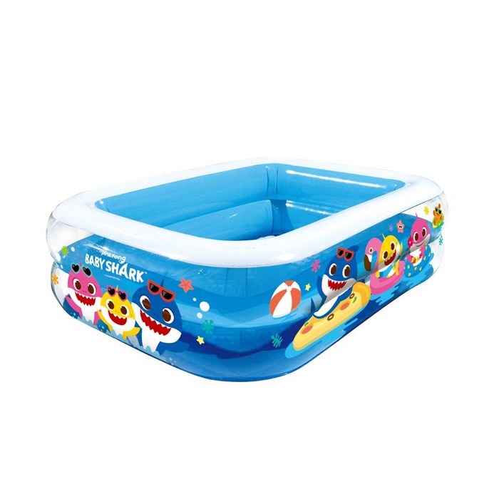 핑크퐁 아기상어 에어쿠션 풀장 물놀이장 어린이수영장 150, 핑크퐁 아기상어 에어쿠션 풀150, 1개