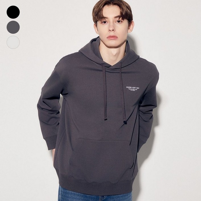 [백화점 정품] 게스 GUESS 25SS 남성 백 레터링프린트 후드 MP1K9441