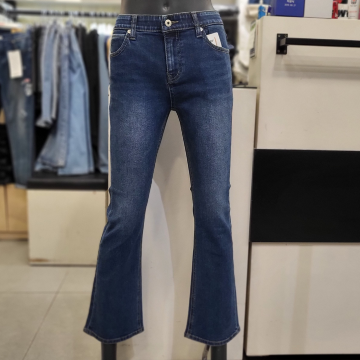 잠뱅이 여성 오비안밴드 부츠컷 스판 청바지 AO1DNE156