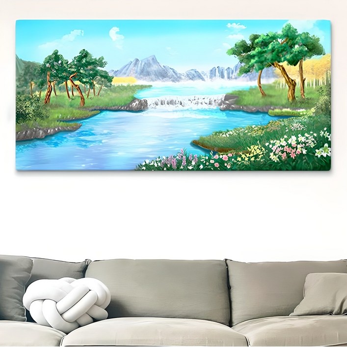 금비단가 건강을가져오는 소나무그림 산수화 물 풍경화 인테리어액자 금비단가 건강을가져오는 소나무그림 산수화 물 풍경화 인테리어액자