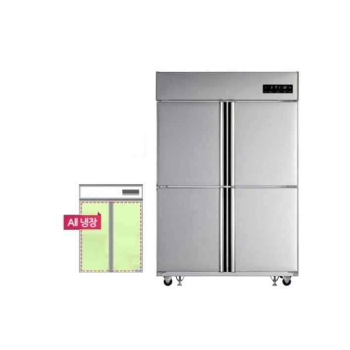 LG전자 업소용냉장고 올냉장 냉장4칸 1110L 엘지냉장고 C120AR 무료배송&설치