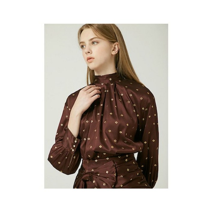 모조에스핀 텐트 실루엣 볼륨소매 블라우스 WIJ223MSC004 544334