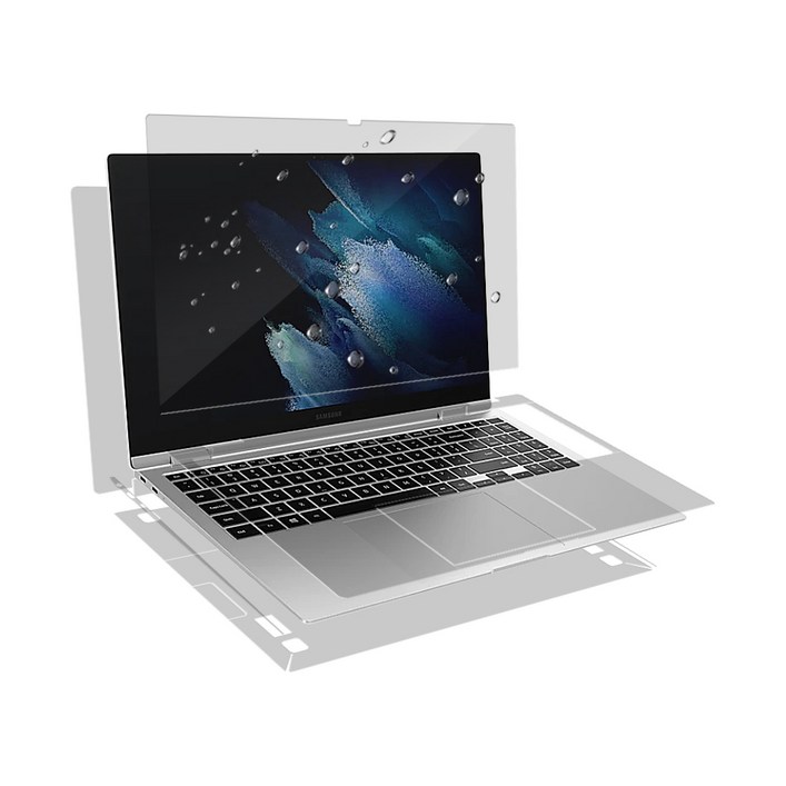 갤럭시북2 프로 360 15인치 올레포빅 액정외부보호필름 2매 NT950QED, 단품