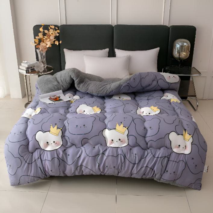 PCP 먼지없는 겨울 두꺼운 극세사 차렵이불 9컬러