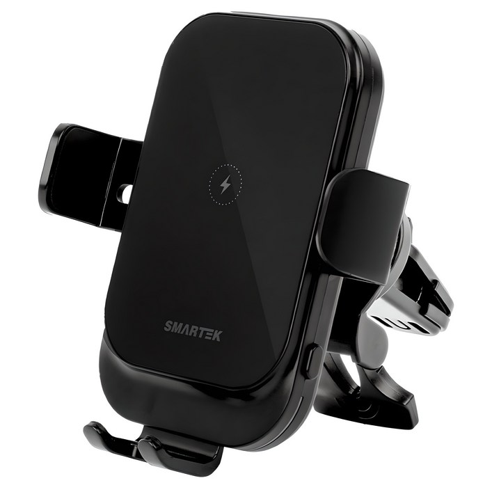 스마텍 차량용 무선 고속 충전거치대 ST-CD350, 블랙, ST-CD350