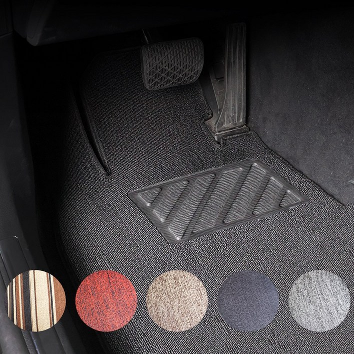 4세대카니발ka4,올뉴카니발,더뉴카니발 NEW뉴코일매트 확장형1열2열3열트렁크, 브라운