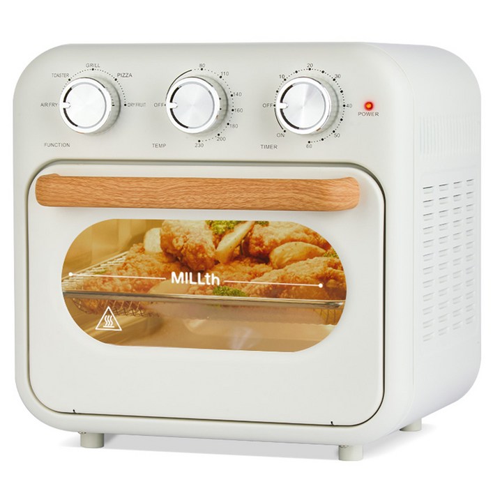 연기 냄새 없는 대용량 에어프라이어 오븐 18L 2025년형, 단품