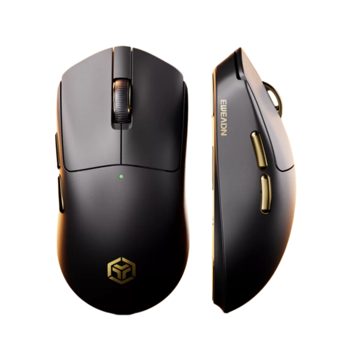 EWEADN S7 시리즈 무선 게이밍 마우스 3모드 블루투스 2.4G 유선 26000DPI 초경량 52g 8K 폴링레이트 PAW33953950 센서, 블랙, S7 Ultra