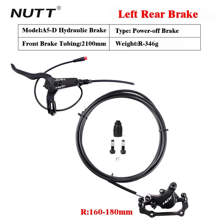 NUTT A5-D 전동 스쿠터 유압 브레이크 제로 10X 미니 KUGOO G1 ES3 듀얼트론 울트라 스피드웨이